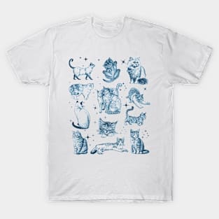 Vintage 90s Tattoo Cat retro cat T-Shirt